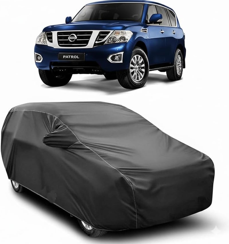 Car Covers compatible with Nissan Patrol Waterproof All Weather for Automobiles, Sun Shield Car Hood, Full Cover Rain Sun UV Protection Car Protection,Smooth Non-Abrasive(not suitable for 2025 Model)